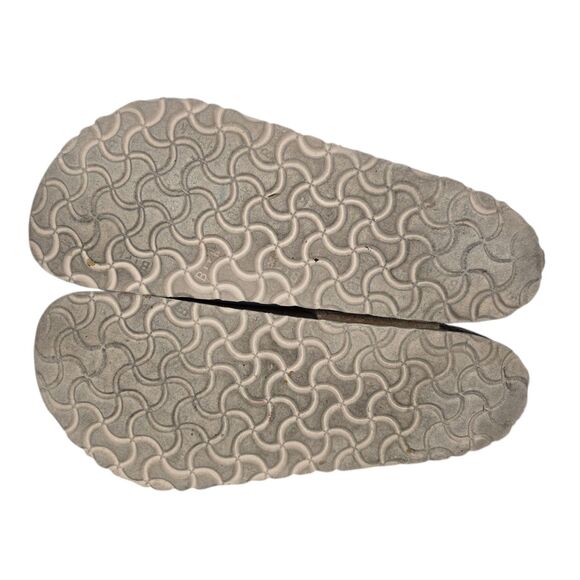 Birkenstock Gizeh Metallic Copper Thong Leather Sandals Sz 41 W 10 M 8 Unisex - Picture 13 of 13